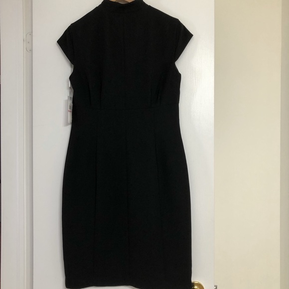 CALVIN KLEIN Black Button Up Dress - Picture 2 of 13